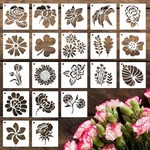 Felixcraft 20PCS 3 Inch Plastic Small Flower Stencils For Painting, Crafts,.... Fixed Price $14.24.