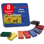 Stockmar Waterproof Beeswax Blocks, Tin 8 High-quality Art Supplies. Fixed Price $33.66.