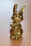 Antique Rabbit Gold Lustre Vintage Victorian Solid Brass Happy Lol Cute Nice. Fixed Price $40.32.