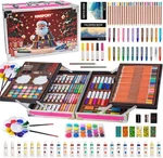Art Supplies, 139 Pack Painting Drawing Kit With 2 Sketch Pads, Deluxe Doubl. Fixed Price $51.99.