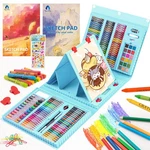 Vigorfun Art Supplies, 240-PIECE Drawing Kit, Gifts Set Case Cyan. Fixed Price $39.47.