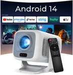 Smart Projector With Wifi And Bluetooth 5.4, 600 Ansi Native 1080P Portable Mi. Fixed Price $115.11.