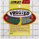 Olfa Frosted Advantage Non-slip Ruler "the COMPACT"-6-1/2"X6-1/2". Fixed Price $15.11.