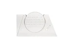 Koh-i-noor Lettering Guide, Works With Pens And Pencils, Plastic, 1 Each (252.... Fixed Price $19.82.