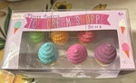 Petite Sweets Ice Cream Shoppe 6 Erasers Vanilla Scented Sealed. Fixed Price $6.00.