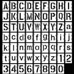 Augshy 2 Inch Letter Stencils For Painting, 56 Pcs Reusable Interlocking Lett.... Fixed Price $14.56.
