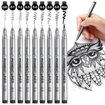 Precision Black Micro-pen Fineliner Pens, Waterproof Archival Ink, Drawing. Fixed Price $12.50.