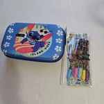 Innovative Designs Disney Stitch Pencil Case Set With Stickers And Gel Pens Kids. Fixed Price $8.95.