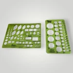 Pickett Stencils No. 11500 House Plan & Plumbing And 1200 Circles Templates. Fixed Price $13.00.
