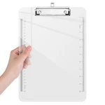Piasoenc Plastic Clipboards, Translucent Ruler With Low Profile, O.... Fixed Price $13.15.