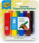 Crayola Triangle Toddler Markers 8CT Easy Grip Washable Arts Supplies For Kids. Fixed Price $32.78.