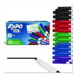 Expo Low-odor Dry Erase Marker Pack, Fine Bullet Tip, Assorted Colors, 36/PACK. Fixed Price $57.30.