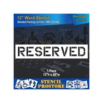 Pavement Marking Stencils - Inch Reserved 12" X 86" 1/8'' (128.... Fixed Price $145.98.