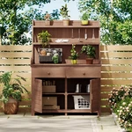 Assembly Video Provided Topmax 65INCH Garden Potting Bench Table, Fir Wood. Fixed Price $541.92.