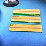 Vintage Eberhard Faber No 74 Pink Machine Eraser Strips Electric Drafting 7" Lot. Fixed Price $21.95.