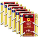 Pack Sargent Art 66-2012 White Dustless Chalk 12-COUNT Each Box. Fixed Price $9.99.