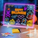 Lumiboard Led Drawing With 7 COLORS,12"X8" Acrylic Dry Erase Light. Fixed Price $15.76.