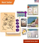 Large Wooden Flower Press Kit With Video Guides - Perfect For Creative Projects. Fixed Price $56.99.