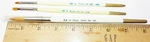 Lot Of 3 Royal Gold Hg Artist Paint Brushes #12, #4, #2. Fixed Price $13.45.