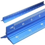 Kyuionty Metric Engineer Scale Ruler 12 Inch, Aluminum Blue. Fixed Price $14.76.