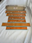 6 Vtg Koh-i-noor Rapido-guide Drafting Guides Letter Stencils 3035 + 3033 3032. Fixed Price $46.99.