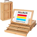 Meeden Large Adjustable Artist Tabletop Sketchbox Easel- Multi-function Solid. Fixed Price $101.64.
