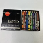 Vtg Prang Crayonex Drawing Crayons 8 Large Size New Box Sandusky Ohio. Fixed Price $19.97.