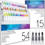 Chromatek Watercolor Pens Set 1 Count (pack Of 54),. Fixed Price $77.99.