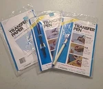 Vintage Ez Crafts Pressure-fax Transfer Pen & Paper Sets Extra. Fixed Price $10.99.