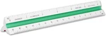Alumicolor Aluminum Engineer Color-coded Solid Drafting Scale, 6IN, Silver. Fixed Price $28.26.