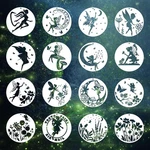 Keluna Fairy Stencils For Painting - 16 Pcs Template Scrapbook. Fixed Price $19.90.