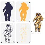 Fingerinspire 4PCS Layered Astronaut Stencils For Painting 8.3X11.7INCH Large.... Fixed Price $12.84.