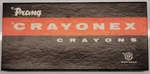 Vintage Box Of 24 Prang Crayonex Drawing Crayons American Company Color. Fixed Price $14.99.