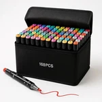 168 Colors Art Markers Pens, Dual Tips Alcohol Permanent Sketch. Fixed Price $28.98.