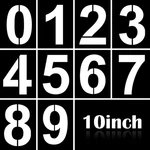 Large Number Kit - 10 Inch Reusable Plastic Address Stencils F.... Fixed Price $16.02.