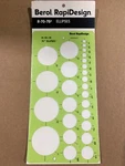 Berol Rapidesign R-70-75 Ellipses New In Box. Fixed Price $14.99.