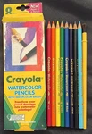 Vtg 1993 Crayola Watercolor Pencils & Brush PRE-SHARPENED/UNUSED**READ88. Fixed Price $12.74.