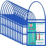 Lewtemi 15 Pack Job Ticket Holder 9 X 12 Dry Erase Pocket Sleeves Work Order Pla. Fixed Price $33.50.