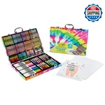 Crayola Inspiration Art Case Set Tie-dye, 140PC Supplies, Washable Markers. Fixed Price $51.27.