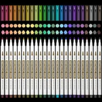 Lelix Colors Metallic Marker Pens, Fine Tip 1 Count (pack Of 24), Assorted. Fixed Price $14.99.