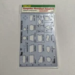 Helix Computer Flowchart Template 08771 Standard Symbols - 19. Fixed Price $7.00.