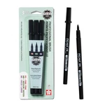 Sakura Pigma Professional Brush Pens - Archival Black Ink For Let.... Fixed Price $14.38.