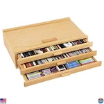 Creative Mark Pastel Storage Box, 3 Drawer Wood With Foam Lining, Sturdy And. Fixed Price $70.86.