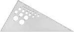 Alumicolor Aluminum 12 Calibrated Drafting Inch, 30/60/90 Degree. Fixed Price $20.68.