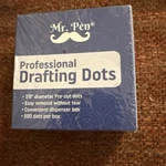 Mr. Pen Professional Drafting Dots, 500 Pcs, 7/8" Diameter Brand New Sealed. Fixed Price $10.00.