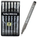 Artline Drawing System Set 9239, Black Ink, Of 6. Fixed Price $13.99.