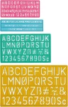 Westcott Lettercraft Plastic Lettering Guide Set, Color Varies, Of (02145). Fixed Price $18.99.