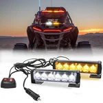 2 X 6 Led 9 Modes Traffic Advisor Emergency Warning Vehicle Strobe Lights For.... Fixed Price $60.03.