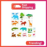 Fingerinspire 16PCS African Animals Stencil Trees Grass Plants Drawing Template. Fixed Price $17.48.