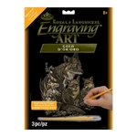 (r) Gold Foil Engraving Art Kit 8"X10"-FOX & Cubs. Fixed Price $21.90.